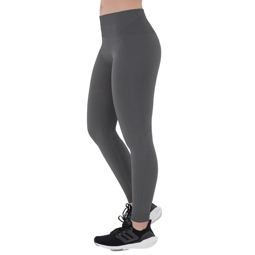 Calça Legging Lupo Sport AF Seamless Basic Grafite - Feminina - Top Radical