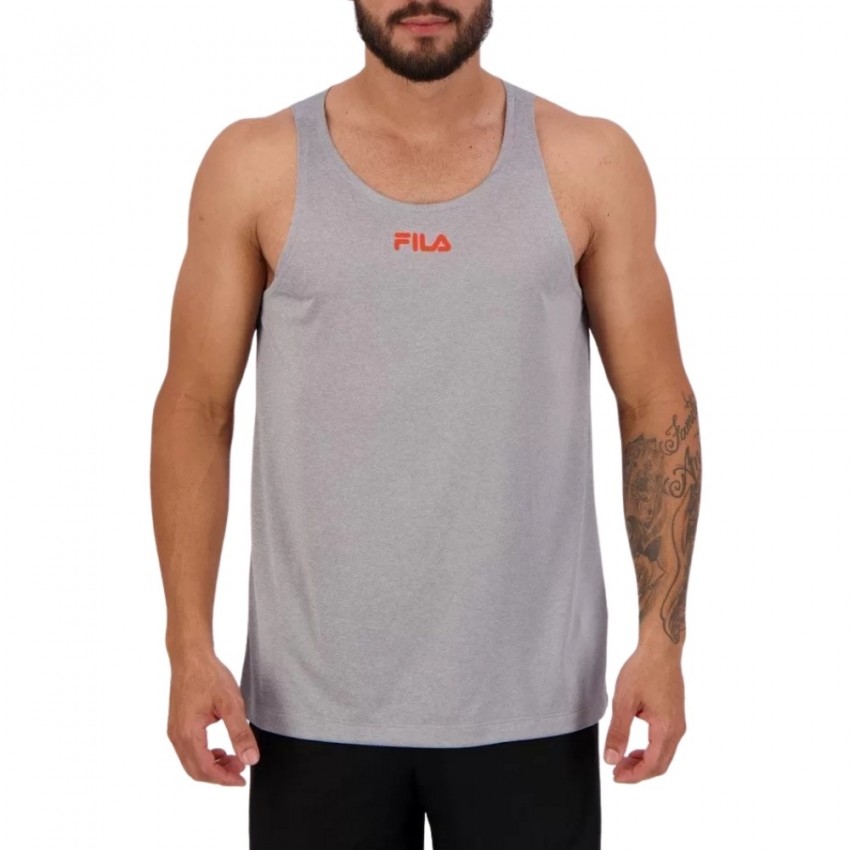 Regata Fila Basic Train Melange Cinza Masculina Top Radical
