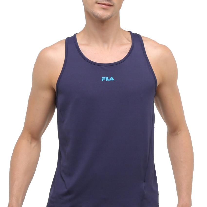 Regata Fila Bio Coat II Marinho+Azul Masculina Top Radical