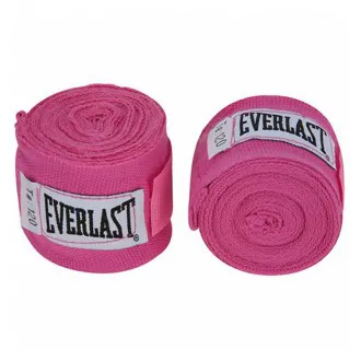 Bandagem Elástica Everlast 3.04m Rosa
