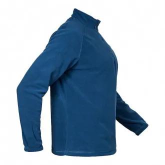 Blusa Fleece Curtlo Zip Azul - Masculina