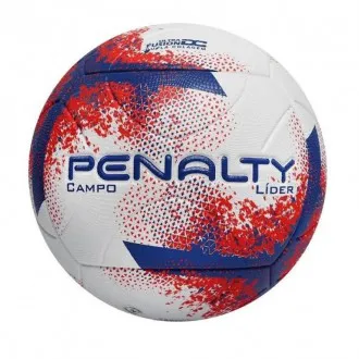 Bola de Futebol Campo Penalty Lider n4 XXI Branca+Vermelha