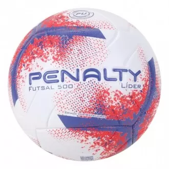 Bola de Futsal Penalty Líder XXI Branca+Vermelha