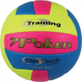 Bola de Volei Poker Training Neon Tricolor