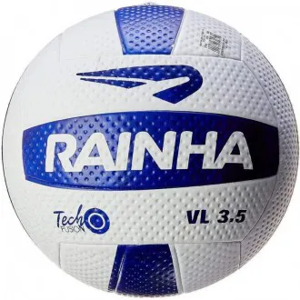 Bola de Vôlei Rainha 3.5 Branca+Azul