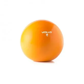 Bola Tonificadora Vollo 2kg Laranja