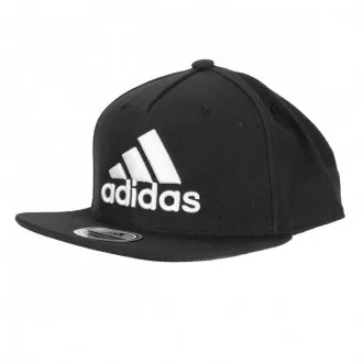 Boné Aba Reta Adidas Logo Preto