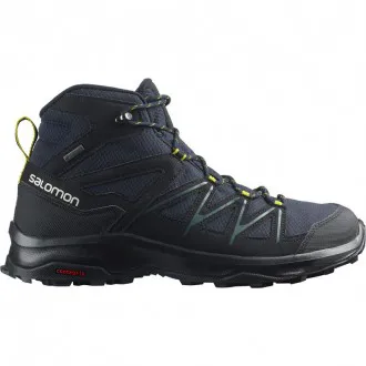 Bota Tam.45 Salomon Daintree Mid Impermeável+WP GTX Preta+Azul - Masculina