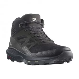 Bota Salomon Outpulse Mid Impermeável+WP GTX Preta - Masculina