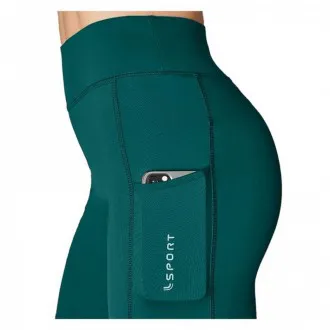 Calça Legging Lupo Sport AF Run Pocket Verde - Feminina