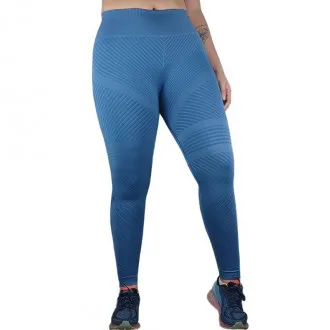 Calça Legging Lupo Sport AF Shine II Azul - Feminina