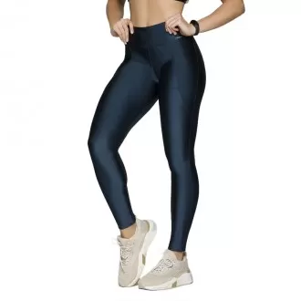 Calça Legging Selene Recorte azul indigo - Feminina