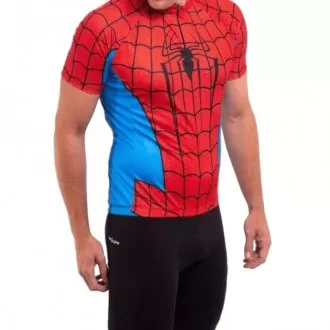 Camisa Ciclismo Manga Curta Scape Homem Aranha - Masculina