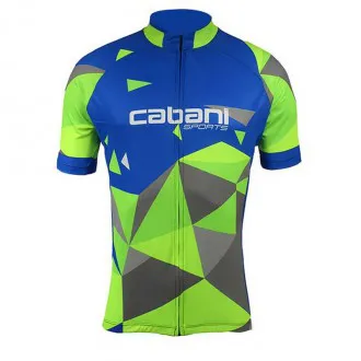 Camisa Ciclismo Manga Curta Cabani Aritima Azul - Masculina
