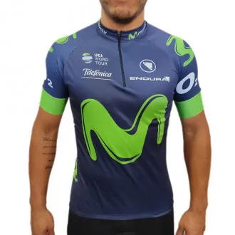 Camisa Ciclismo Manga Curta LMB Movistar 2016 - Masculina