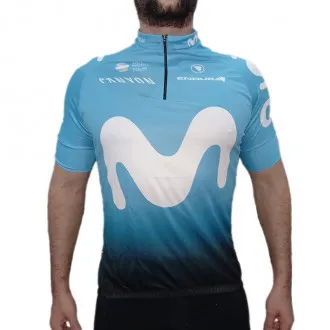 Camisa Ciclismo Manga Curta LMB Movistar 2018 - Masculina