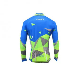 Camisa Ciclismo Manga Longa Cabani Aritima Azul - Masculina