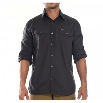 Camisa Hard Adventure Safari Uv50 Chumbo - Masculina