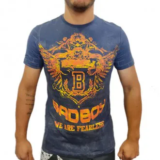 Camiseta Bad Boy Are Marinho - Masculina