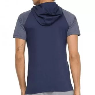 Camiseta Everlast Capuz Azul+Cinza - Masculina