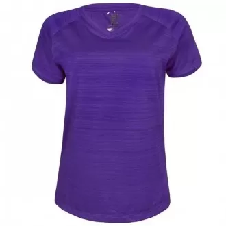 Camiseta Fila Match II Mescla Roxa - Feminina