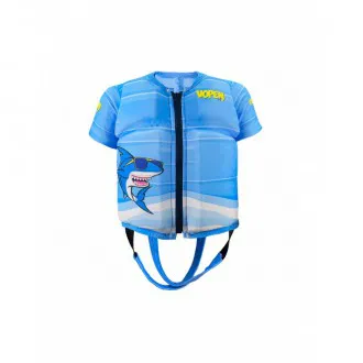 Camiseta Tam.6 Flutuadora Infantil Vopen Surfing Shark