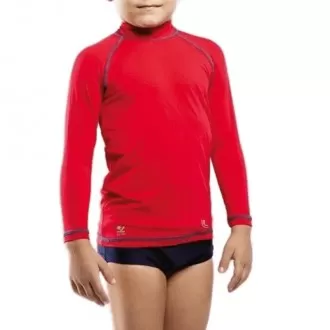 Camiseta Infantil Lupo Sport KU UV Vermelha