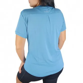Camiseta Lupo Sport AF Training Alongada Azul - Feminina