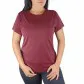 Camiseta Lupo Sport AF Training Alongada Vinho - Feminina