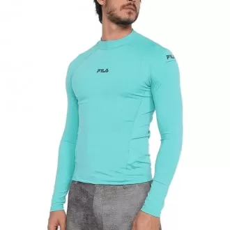 Camiseta Manga Longa Fila Water Sports UV Verde - Masculina