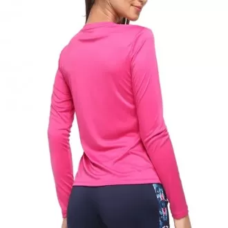 Camiseta Manga Longa Olympikus Essential UV Rosa - Feminina