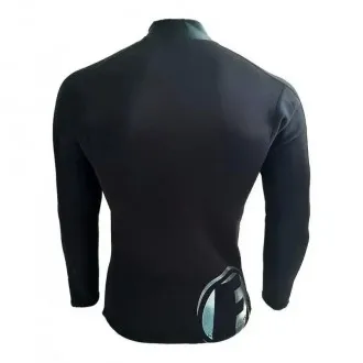 Camiseta Neoprene Tam.M e GG Manga Longa Fun Dive 1.5mm Preta - Masculina