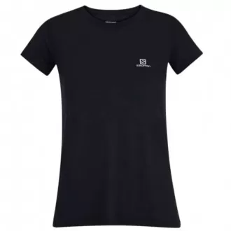 Camiseta Salomon Comet SS Preta - Feminina