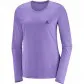 Camiseta Salomon Sonic LS UV Preta - Feminina