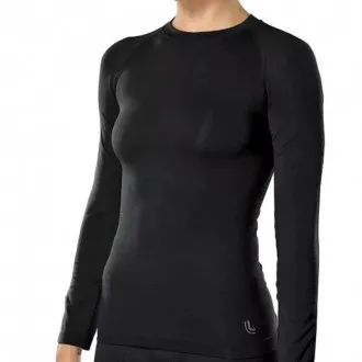 Camiseta Térmica Manga Longa Lupo Sport AF I-Max Preta - Feminina