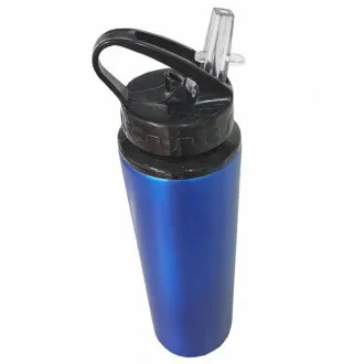 Garrafa de Alumínio Sport 750ml Azul