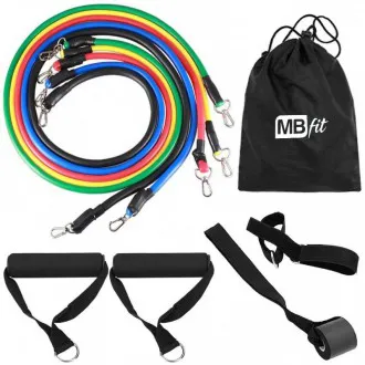 Kit Elástico Extensor 5 Intensidades mbFit