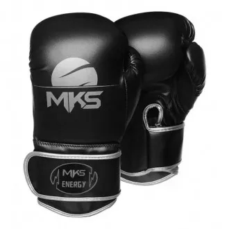 Luva de Boxe 12oz MKS New Energy II Preta