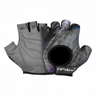 Luva Esportiva Gel Poker Gym II Cinza