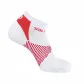 Meia Salomon Speed Support Branca+Vermelha