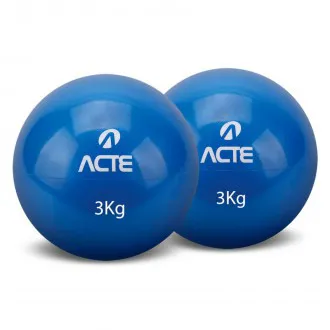 Par de Bolas Tonificadoras Acte Sports 3kg T57