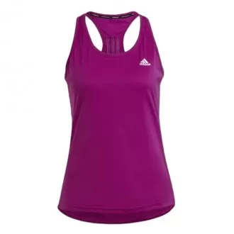 Regata Adidas 3 Listras Violeta+Branca - Feminina