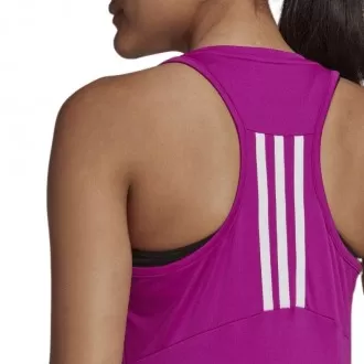 Regata Adidas 3 Listras Violeta+Branca - Feminina