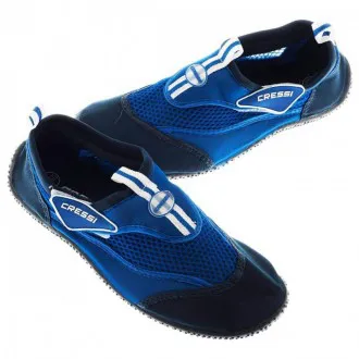 Sapatilha Aquática Tam.41 42 Cressi Reef Preta+Azul