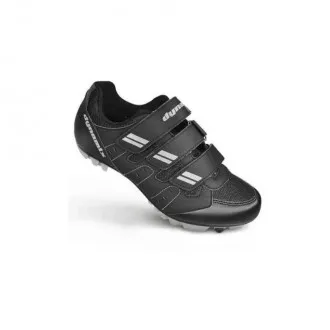 Sapatilha Tam.42 e 43 Ciclismo Dynamix MTB Kenya Preta+Cinza
