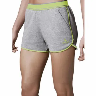 Short Lupo Sport AF Moletom Elastic Grafite/Verde - Feminino