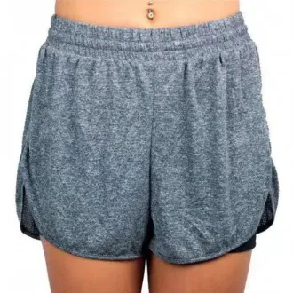 Short Lupo Sport AF Malha Mescla Grafite - Feminino
