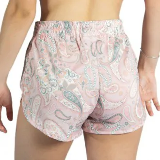 Short Lupo Sport AF Run Print Rosa Mescla - Feminino