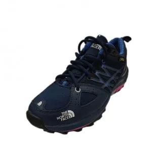 Tênis Caminhada+Trilha The North Face Ultra Fastpack Impermeável+WP GTX Azul+Rosa - Feminino