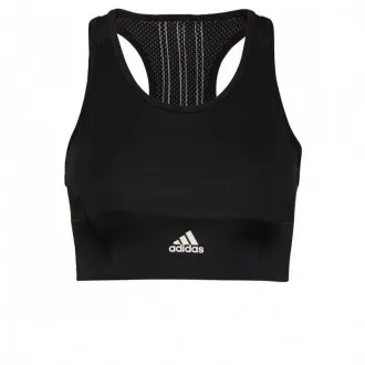 Top Adidas AF 3s Crop Preto+Branco - Feminino